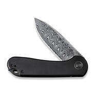 WE Elementum Knife Black Titanium Handle Hakkapella Damasteel Blade WE18062X-DS1 - KNIFESTOCK