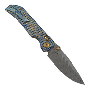 Kansept Eaglestrike Damascus Lightning Strike Finish Titanium K1095V5 - KNIFESTOCK