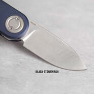 Vosteed Corgi-V 14C28N Szatén, Sötét Palakék Alumínium A3713 - KNIFESTOCK