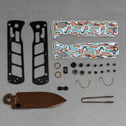 Vosteed Vombat Handle Bamboo Micarta Canyon Current W0109 - KNIFESTOCK