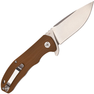 CH KNIVES zavírací nůž 9.1 cm 3504-G10-BN hnědá - KNIFESTOCK