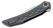 Bestech SAMARI M390, Satin by hand, Titanium, Black BT2009F - KNIFESTOCK