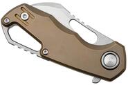 MKM ISONZO M390 Bronze anodized titanium BÖHLER M390 MK FX03M-1TBR - KNIFESTOCK