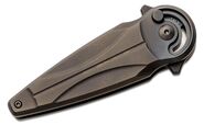 Fox Knives COUTEAU PLIANT SATURN FOX/ANARCNIDE LAME EN ACIER INOXYDABLE M390 PVD, MANCHE EN TITANE P - KNIFESTOCK