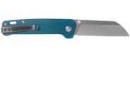 QSP Knife Penguin, Satin D2 Blade, Blue Micarta Handle QS130-H - KNIFESTOCK