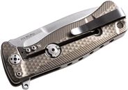 Lionsteel Solid Titanium knife, RotoBlock, Sleipner BRONZE  with FLIPPER SR22 B - KNIFESTOCK