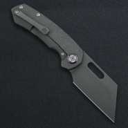 Kunwu Primo Stonewashed VANCRON Raindrop TC4 Titanium handle K710T-R1S - KNIFESTOCK