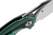 Bestech NUKE M390, Satin, Titanium+Black Green G10, Green BT2107D - KNIFESTOCK