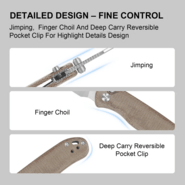 Kizer Drop Bear 2 | Nitro-V | Brown &amp; Micarta | - KNIFESTOCK