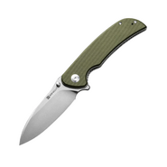 Sencut Borzam OD Green G10 Handle Satin Finished 9Cr18MoV BladeLiner Lock S2307 - KNIFESTOCK