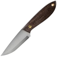 Brisa Bobtail 80-Bison micarta 12C27 Scandi Sheath Multicarry 80 BRS-033-9955-1547 - KNIFESTOCK