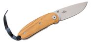 Lionsteel MINI full Olive wood handle, D2 blade, with sheath 8210 UL - KNIFESTOCK