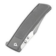 Kansept knives Bison Satin CPM S35VN Plain Titanium with Frag Pattern K1108A1 - KNIFESTOCK