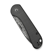 Civivi Elementum Slip Joint Twill Carbon Fiber HandleDamascus Blade - KNIFESTOCK