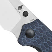KIZER Azo Towser S Liner Lock Knife Blue Richlite V3593SC1 - KNIFESTOCK
