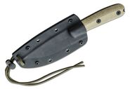 ESEE-3 Plain Edge, Traditional Handle, Kydex Sheath ESEE-3HM-K - KNIFESTOCK