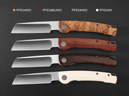 Petrified Fish PFE04 Scholar Satin 154CM Bubinga Fa - KNIFESTOCK
