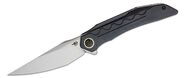 BESTECH SAMARI M390, Satin by Hand, Titanium, Black BT2009F - KNIFESTOCK