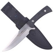 MUELA 170mm blade. Full tang knife, and MICARTA black handle  JABALI-17M - KNIFESTOCK