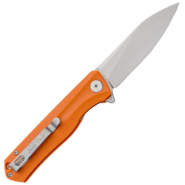 Petrified Fish PF818 Forward Stonewashed D2 Orange G10 PF818OW - KNIFESTOCK
