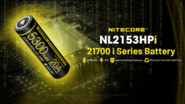 Nitecore ladattava Li-Ion 21700 tyyppi 5300mAh 3,6V akku NL2153HPi(5300mAh) - KNIFESTOCK