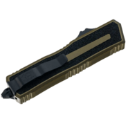Microtech SCARAB II GEN III D/E BLACK STANDARD OD GREEN 1280-1OD - KNIFESTOCK