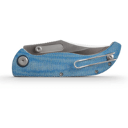 Vosteed Naga S35VN Satin Blue Norplex UltreX™ Micarta A3901 - KNIFESTOCK