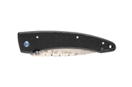 Mcusta MC-114BD Forge Shadow, Damascus Blade with VG-10 Core, Black Stainless Steel Handle - KNIFESTOCK