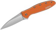 Kershaw Ken Onion LEEK Assisted Flipper Knife, Orange K-1660OR - KNIFESTOCK