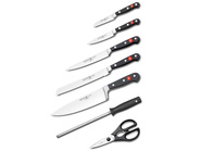 WUSTHOF CLASSIC Blok černý s noži - 7 dílů 1090170708 - KNIFESTOCK