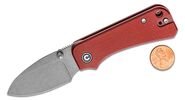 CIVIVI Baby Banter Gray Stonewashed/Burgundy G10 C19068S-6 - KNIFESTOCK