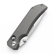KANSEPT Eaglestrike Stonewashed CPM S35VN 0.118&quot; / 3.0mm Bead Blasted Titanium K1095V3 - KNIFESTOCK