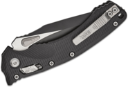 Microtech AMPHIBIAN RAM-LOK BLACK P/S G-10 BLACK 137RL-2FLGTBK - KNIFESTOCK