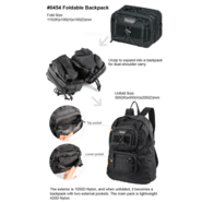 Magforce Foldable Backpack  Green #0454G - KNIFESTOCK