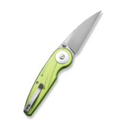 Civivi Starflare Lime Green Aluminum HandleSatin Finished Nitro-V BladeButton Lock C23052-3 - KNIFESTOCK