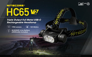 Lanternă frontală Nitecore HC65 V2 - KNIFESTOCK