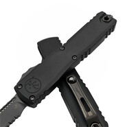 Microtech ULTRATECH ZBP S/E SHADOW DLC PARTIAL SERRATED DLC HARDWARE 1121-2DLCTSH - KNIFESTOCK