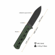 QSP Knife Canary Fixed Blade QS155-C2 - KNIFESTOCK