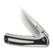 Sencut Regnator White / Black G10 HandleSatin Finished 9Cr18MoV BladeLiner Lock - KNIFESTOCK