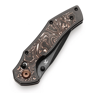 Kansept Apollo Blackwash CPM S35VN Blackwash Titanium, Copper CF Crossbar lock K2107V3  - KNIFESTOCK