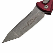 Microtech SOCOM ELITE T/E-AUTO APOCALYPTIC STANDARD MERLOT 161A-10APMR - KNIFESTOCK