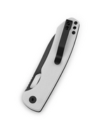 Bestechman Firebird D2, G10, Blokada przyciskiem - Biały BMK05E - KNIFESTOCK