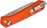 MKM YIPPER – MAGNACUT SATIN bld - ORANGE G10 hdl, CROSS BAR LOCK MK YP-GOR - KNIFESTOCK