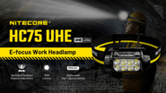 Nitecore Headlamp HC75 UHE - KNIFESTOCK