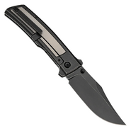 Kansept knives Bison Blackwash CPM S35VN Blackwash Titanium K1108B1 - KNIFESTOCK