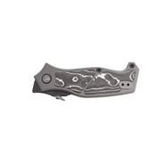 DC BLADES VENDETTA DLC, Silver Foil Carbon Fiber Inlay - KNIFESTOCK