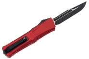 Microtech COMBAT TROODON GEN III INTERCEPTOR BLACK STANDARD RED SIGNATURE SERIES - KNIFESTOCK