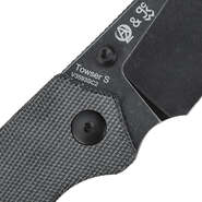 KIZER Azo Towser S Liner Lock Knife Black Micarta V3593SC2 - KNIFESTOCK