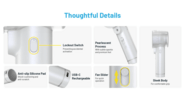 Nitecore Fan izzCool 20 Pro White - KNIFESTOCK