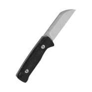 QSP Messer Baby Penguin KNFS Exclusive 14C28N, Schwarzes CF, Stonewash - KNIFESTOCK